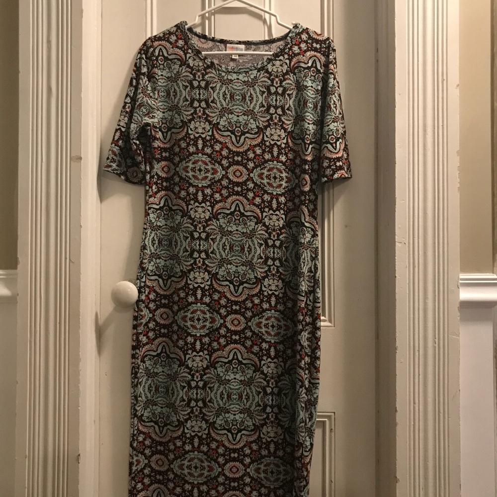 Lu la Roe mint patterned dress